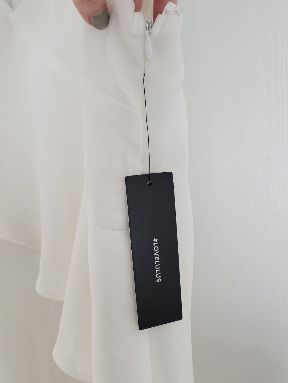 Lulu's White Draped Ruffle One-Shoulder Mini Dress - Picture 5 of 9